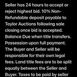 Sale Terms
