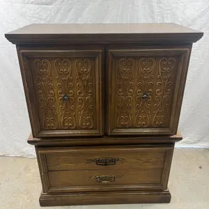 Spanish Oak Chest with Doors