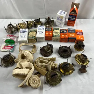 Vintage Lamp Wicks and Parts