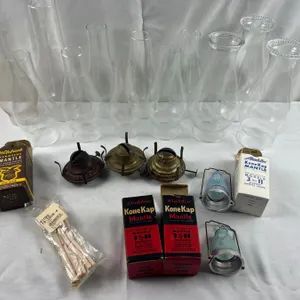 Kerosene Lamp Shades & Parts