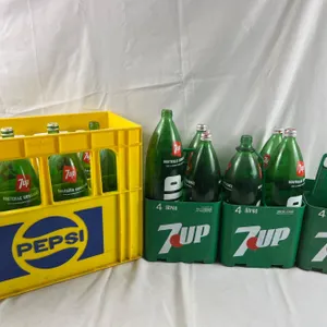 Vintage 7-Up Bottles