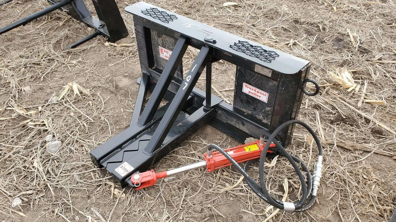 New Easy Man Post Puller for Skid Steer