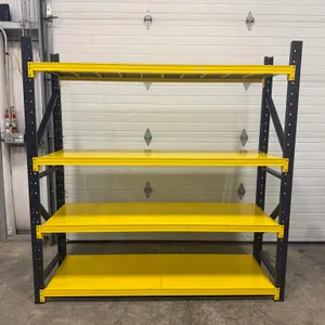 4-Tier Metal Freestanding Storage Shelving Unit - 200kg Rated (78"x79"x24")