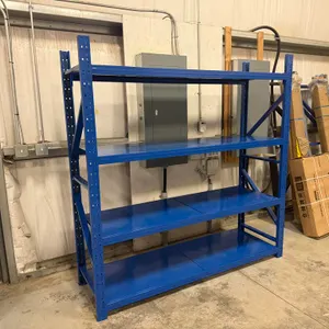 4-Tier Metal Freestanding Storage Shelving Unit - 300kg Rated (78"x79"x24")