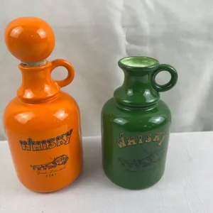 Lot of 2 Whisky Dover Liverpool Empty Decanters