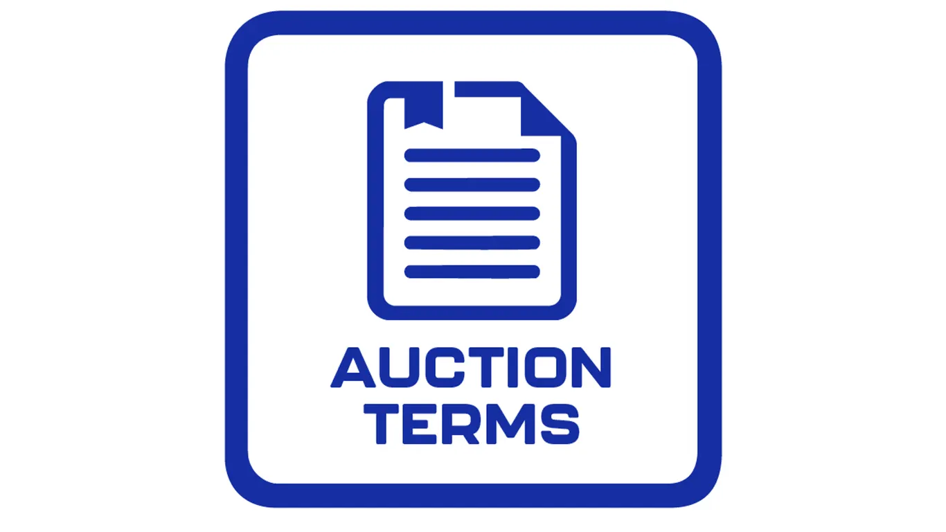 AUCTION TERMS & CONDITIONS