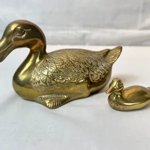 Brass Duck Figurines