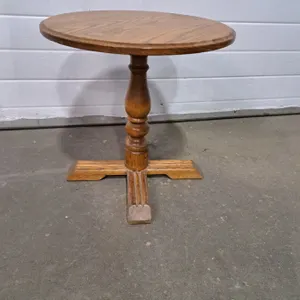 Wooden Circular Side Table