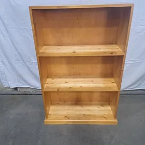 Wooden Bookshelf with Bottom Base