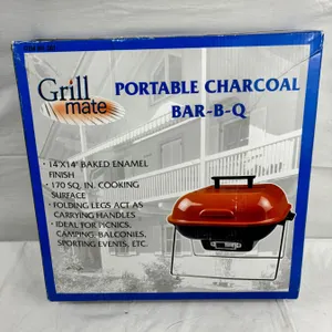 New "Grill Mate" Portable Charcoal BBQ