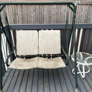 Porch Swing & Side Table