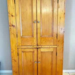 Antique Canadian Pine Armoire