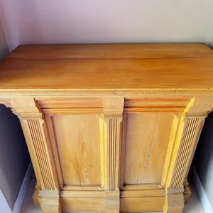 Antique Canadian Pine Altar Table