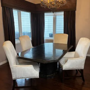 Alexvale Furniture Marble Veneer Kitchen Table