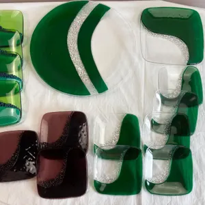Art Glass Dish Set