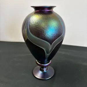 Iridescent Glass Vase