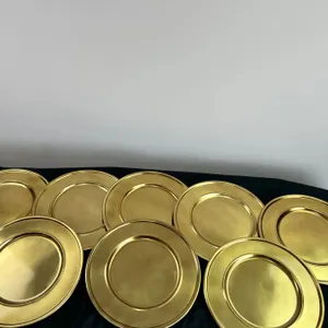 13" Metal Charger Plates