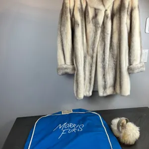 Morris Furs Ladies Fur Coat & Ear Muffs