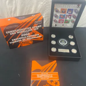 NHL All Stars 2003 Commemorative Stamp & Medallion Set