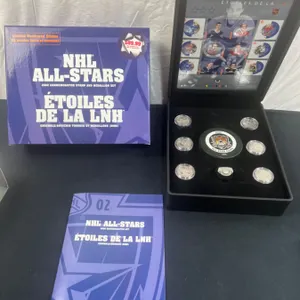 NHL All Star 2002 Commemorative Stamp & Medallion Set