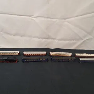 Assorted Trix N Gauge Model Railcars including Locomotive