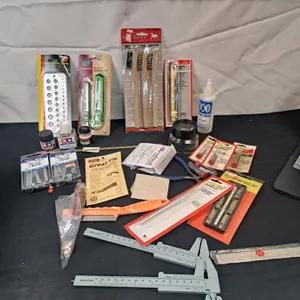Assorted Tools, Paints, & Accessories for Model Railways