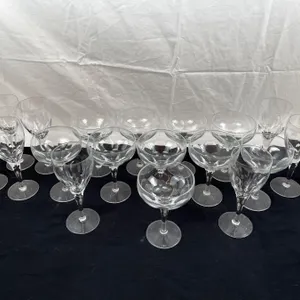 Glass Stemware Lot