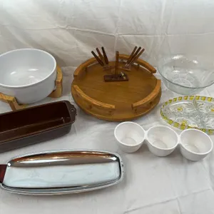 Assorted Servingware Lot