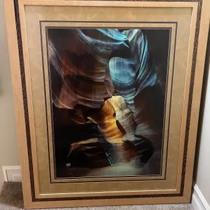 Framed Photograph of Antelope Canyon