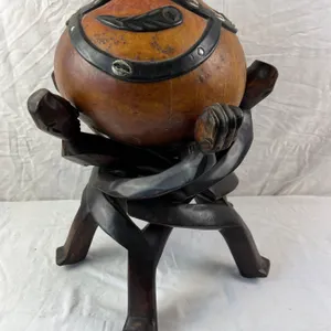 Uniquely Carved Gord with Stand