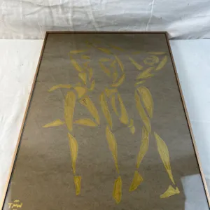 "Gold Dancers" Framed Artwork
