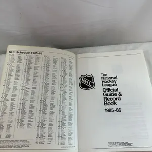 NHL Official Guide & Record Book 1985-86