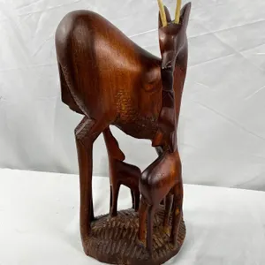 Carved Antelope Art