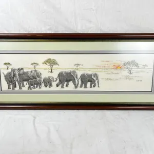 Petti point Elephant Picture by "L.H" 92'