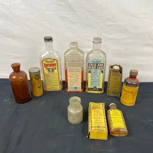 Vintage Product Bottles