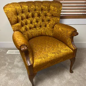 Vintage Wingback Armchair