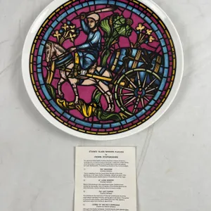 Stained Glass Window Plate Artwork