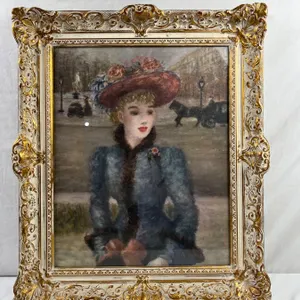 "Girl with Muff" by Huldah