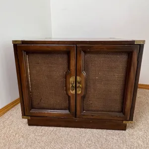 Rattan Accent Cabinet
