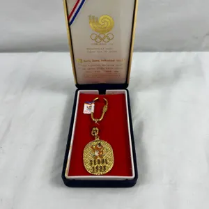 24K Plated Seoul 1988 Olympic Keychain