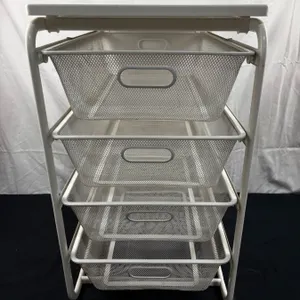 4-Tier Metal Organizing Drawers