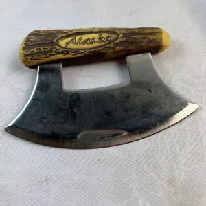 Alaskan Ulu with Cultured Antler