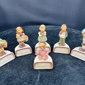 6 Minature Hummel Figures