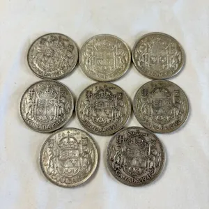 Assorted 50 Cent coins