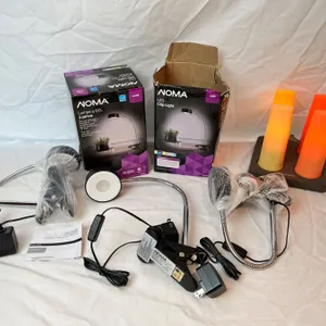 Candela Rechargable Lamps, 3 Noma LED Clip Lights