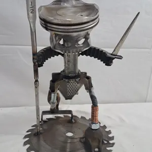 Metal Warrior Industrial Art