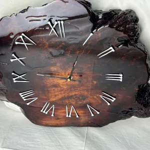 Wooden Epoxy Coated Clock