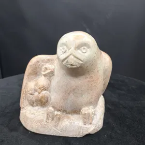 M. McDougall Soapstone Bird Carving