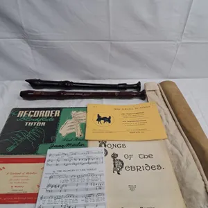 2 Treble Recorders & Music Books