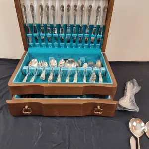 Assortment of Cutlery with Eaton Haddon Hall Box